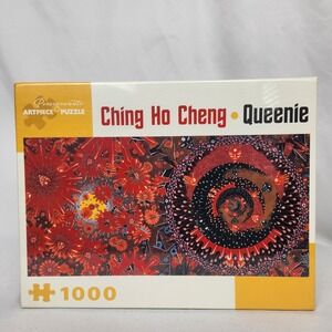 Sealed Pomegranate Artpiece Puzzle "Queenie" Ching Ho Cheng 1000 pc 32"x16"